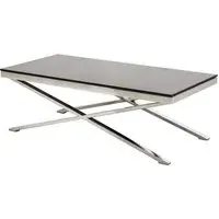 Zanita Coffee Table - Black, Glass