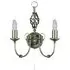 Zanzibar 2-Light Wall Bracket with Twisted Column - Antique Brass