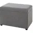 Zapopan Small Storage Ottoman with Lift-Up Lid - Anthracite