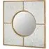 Zaria Art Deco Wall Mirror - Gold