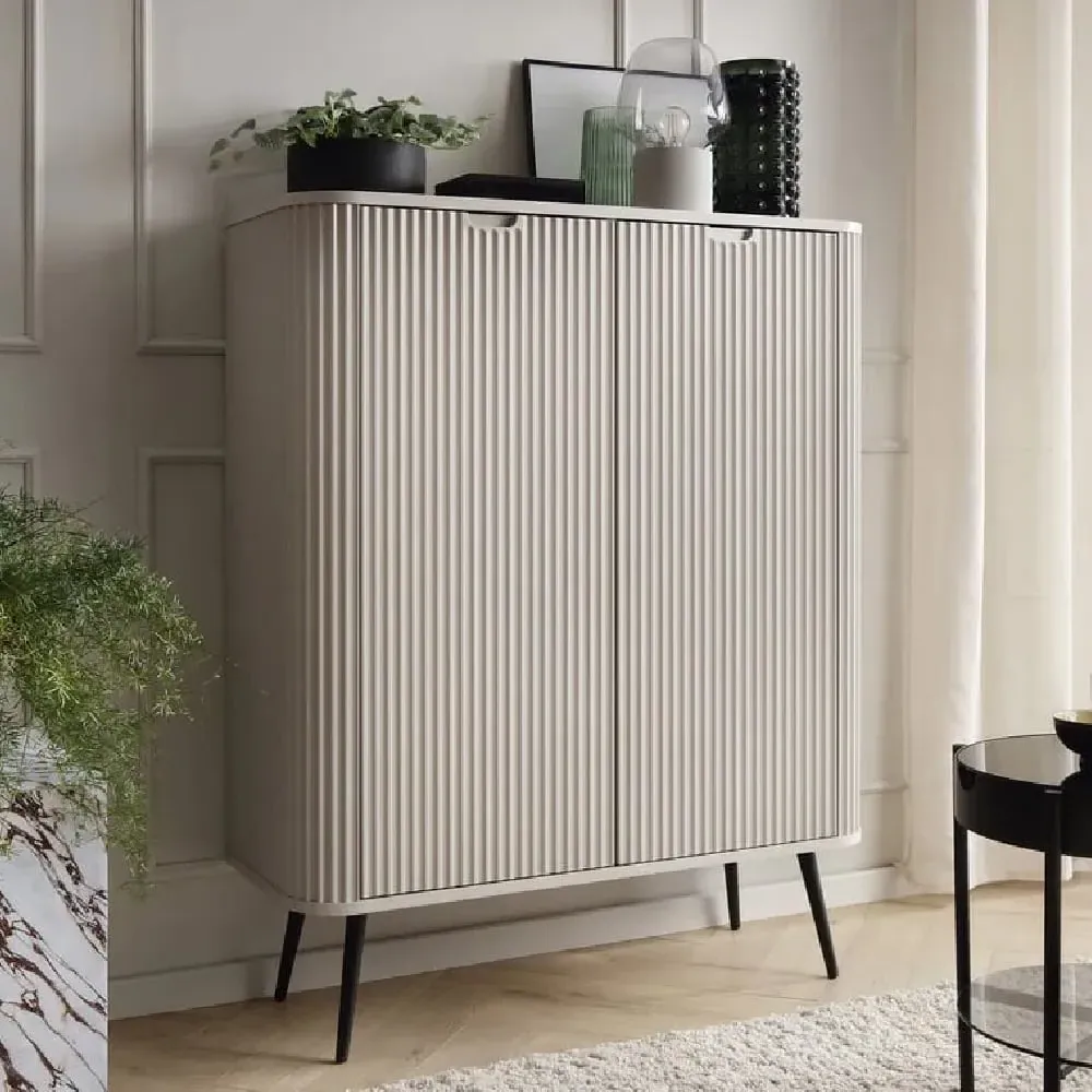 Zebulon Storage Cabinet with 2 Doors - Cashmere