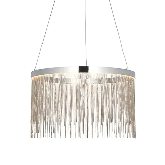 Zelma CCT LED Pendant Light - Silver, Chrome