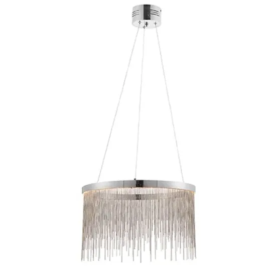 Zelma LED Pendant Light - Silver, Chrome