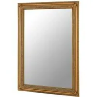 Zelman Wall Bedroom Mirror - Antique Gold, MDF