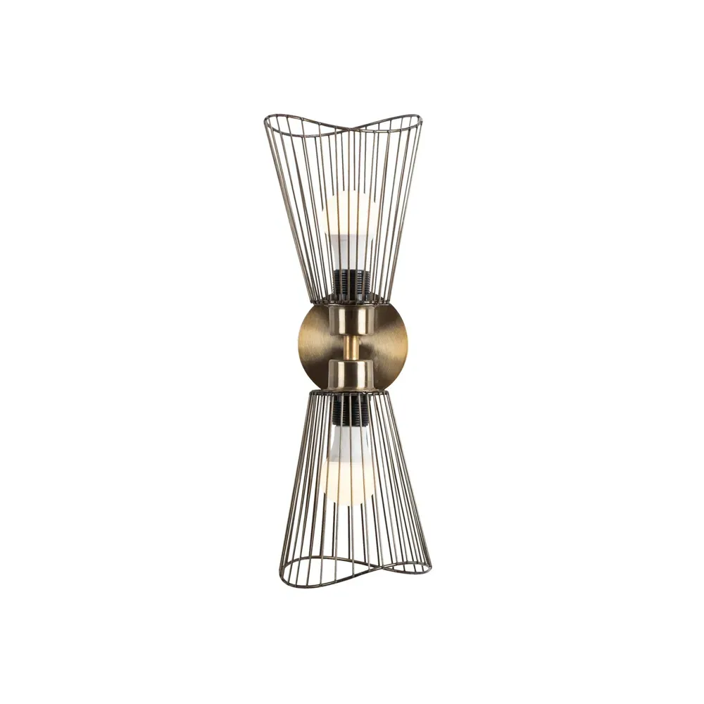 Zeyno Dual-Light Wall Light - Vintage, Metal product