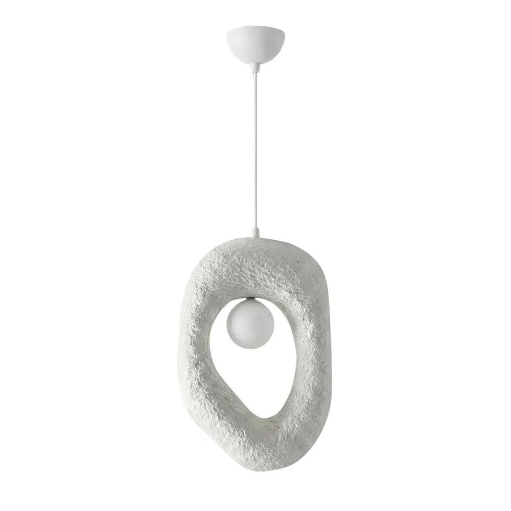 Zoga Ceiling Pendant Light - White, Metal product