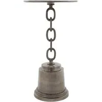 Zosma Round Side Table - Black, Aluminium