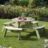 Zox Round 8-Seater Picnic Table - Natural
