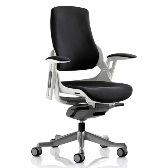 Zure Executive Office Chair with Arms - Black, Fabric image
