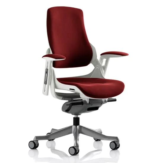 Zure Executive Office Chair with Arms - Ginseng Chilli