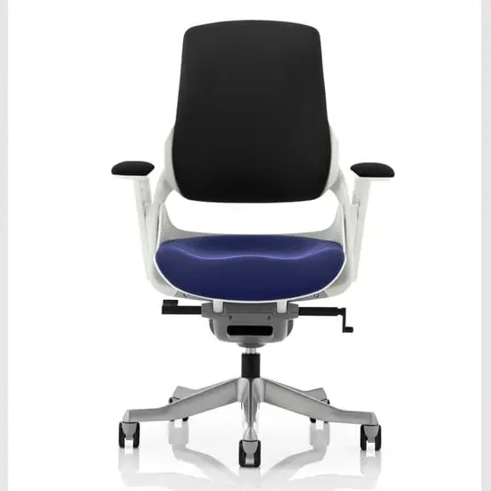 Zure Office Chair with Arms - Blue
