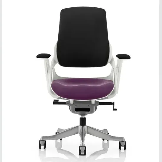 Zure Office Chair with Arms - Purple