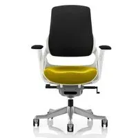 Zure Office Chair with Arms - Yellow