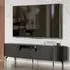 Zurich TV Stand with 2 Doors 1 Drawer - Black