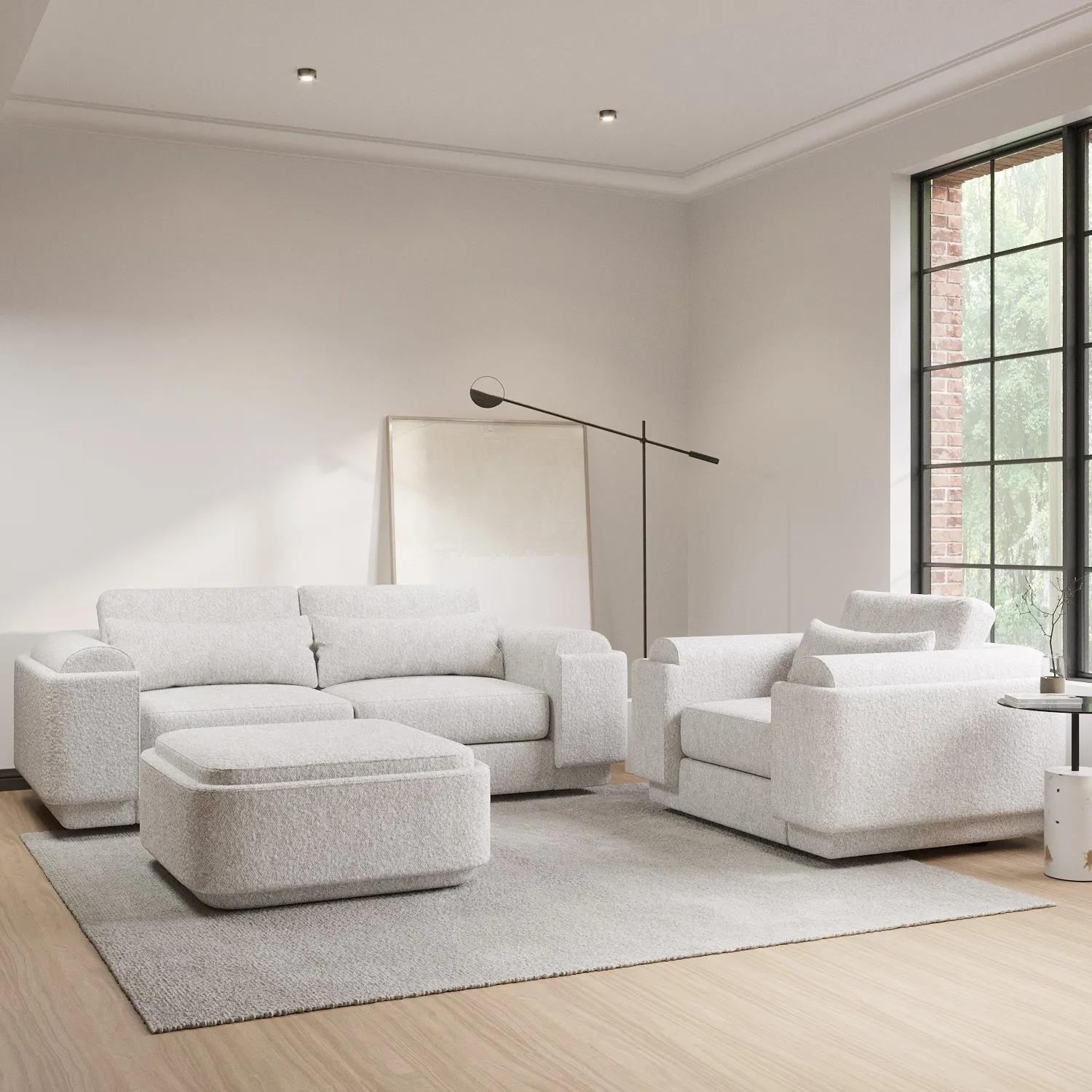 3-seater-sofa-armchair-and-footstool-set-in-cream-boucle-elvi image