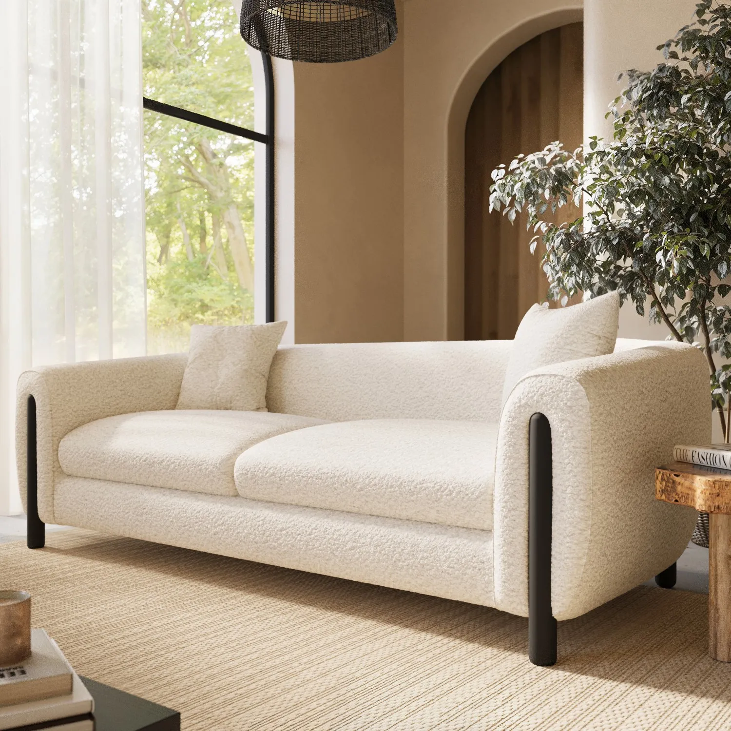 cream-teddy-curved-3-seater-sofa-sierra image