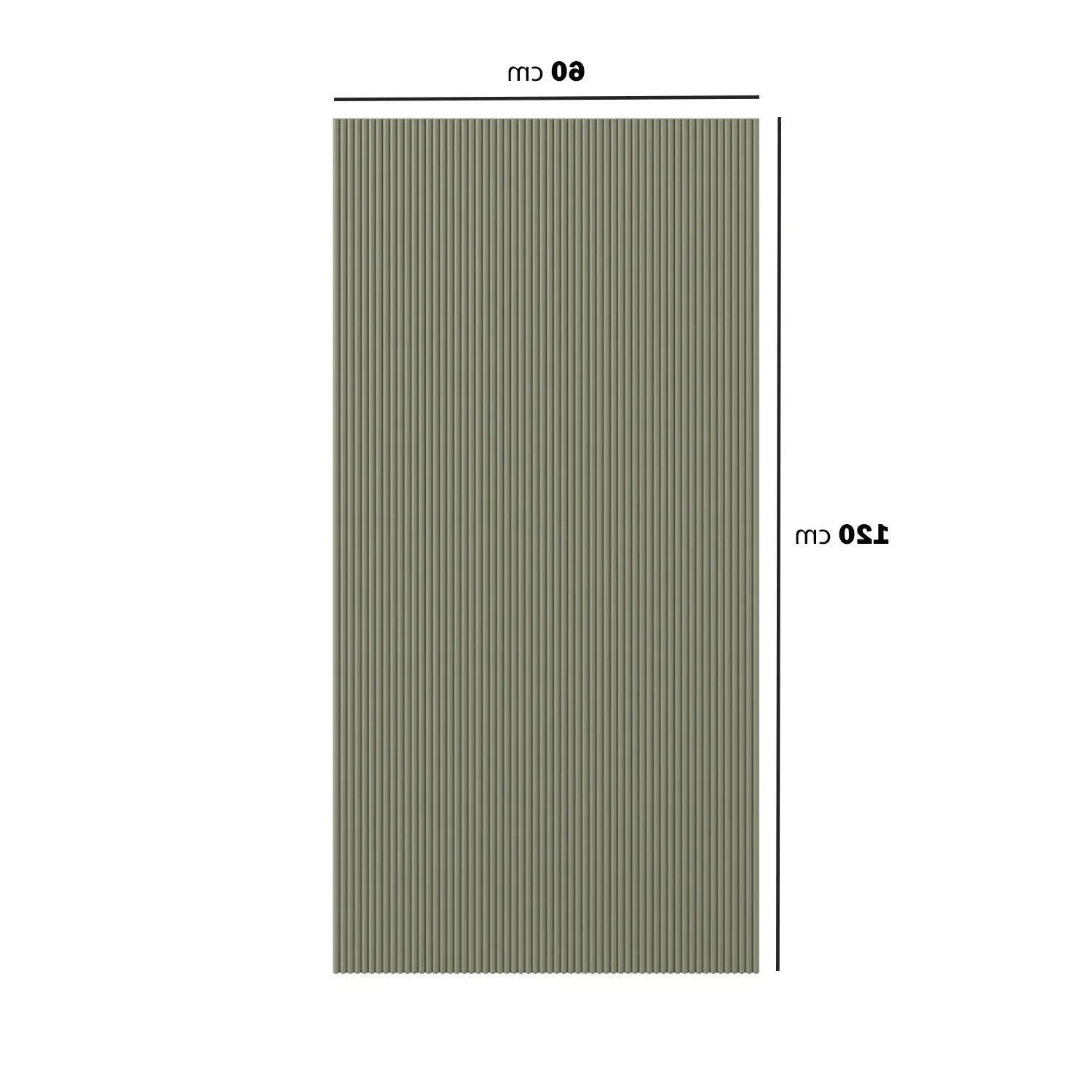 Mini Fluted Wall Panel Paintable - MDF alternate view