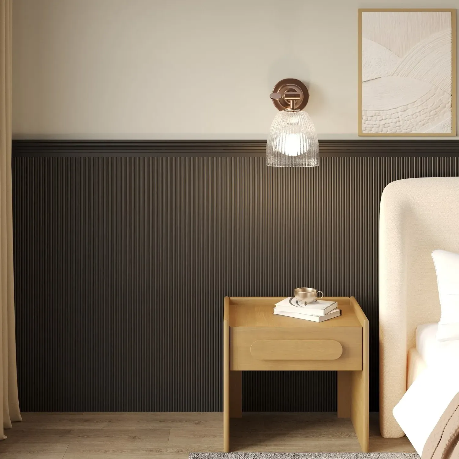 Mini Fluted Wall Panel Paintable - MDF product