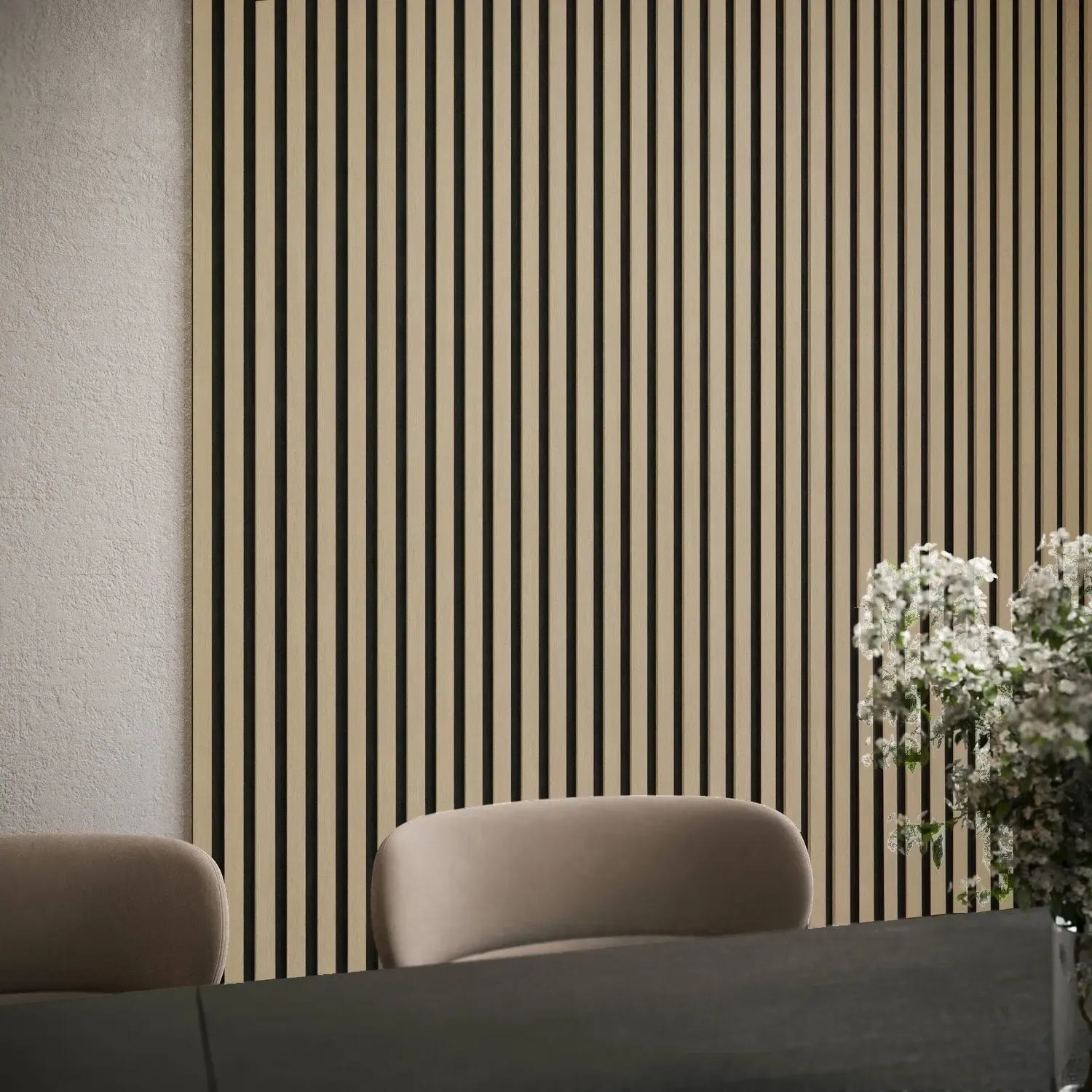 Pack of 3 Acoustic Wall Panels - Oak, Wood Veneer product