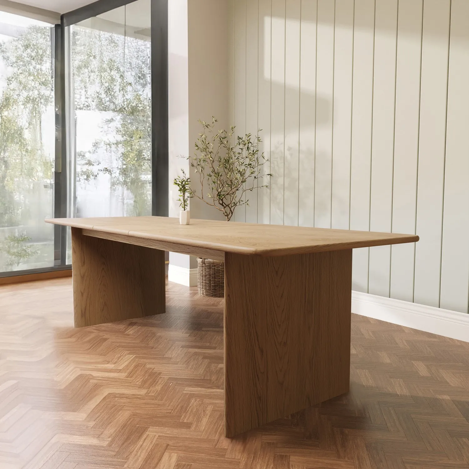 large-oak-extendable-dining-table-180-220cm-seats-6-8-mia image