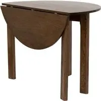Nell Round Extendable Dining Table Set with 2 Chairs - Beige, Walnut alternate view