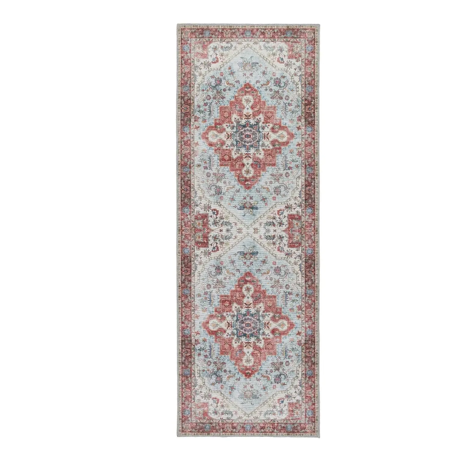 Marrakesh Origins Washable Persian Rug - Red, Chenille alternate view