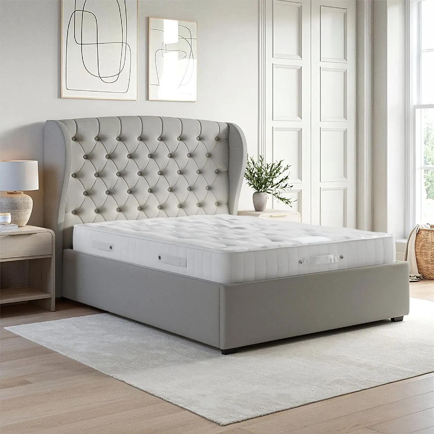 Essentials Small Double Orthopaedic Open Coil Spring Mattress - Firm alternate view