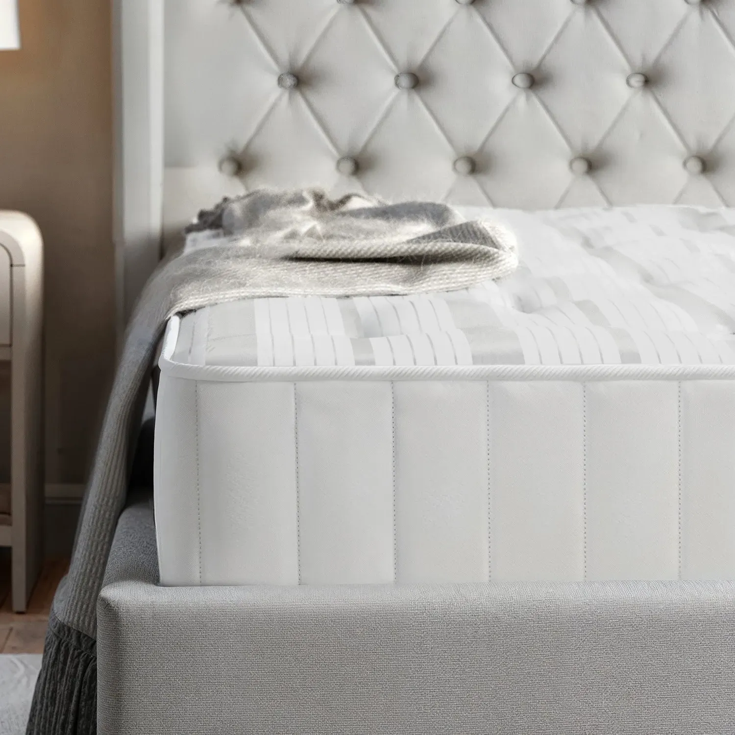 Essentials Small Double Orthopaedic Open Coil Spring Mattress - Firm product