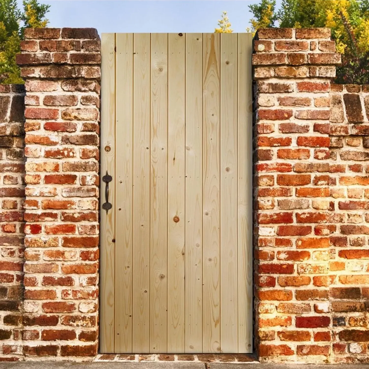 Ledged & Braced Garden Gate - Unfinished, Pine product