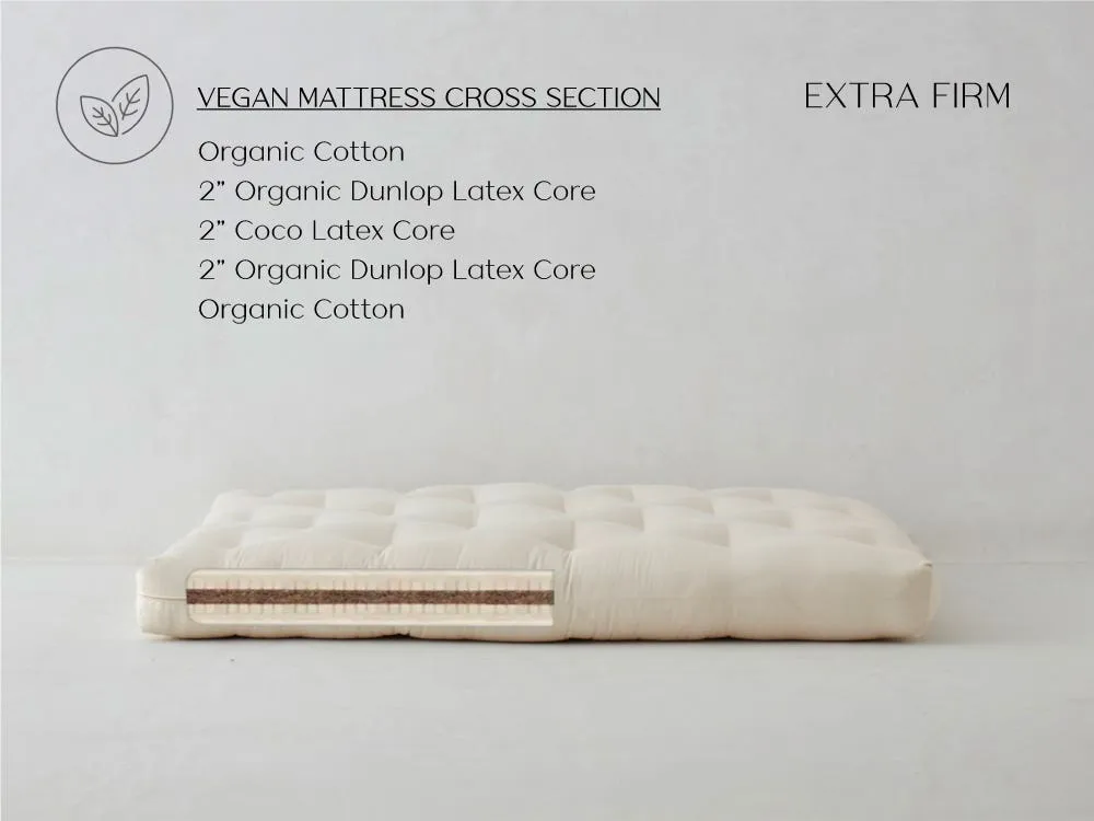 CocoPedic Vegan Twin XL Mattress Extra Firm - Kapok, Coconut Coir product