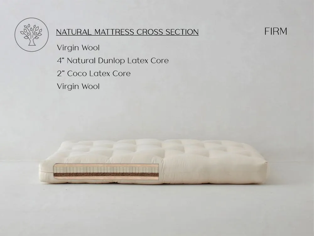 Cocosupport 8 Inch Firm Mattress - Natural Coconut Coir product