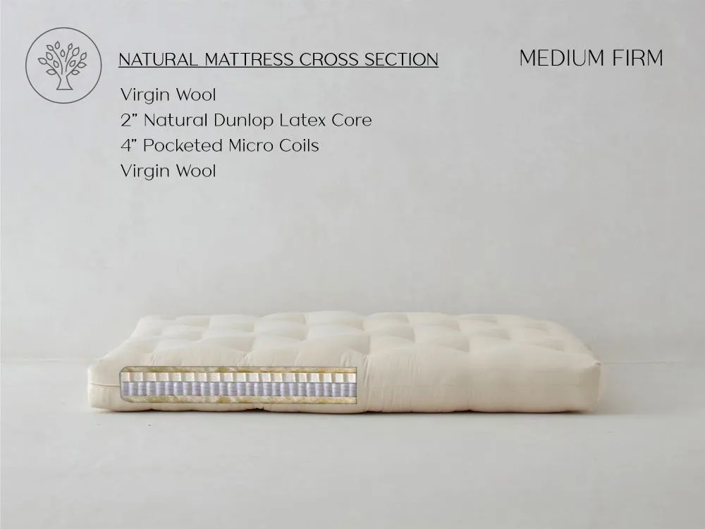 EcoSupport 8 Inch Futon Mattress - Natural Latex, Wool product