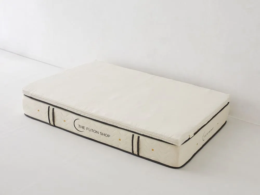 Natural Latex Mattress Topper - Dunlop, Organic Cotton alternate view