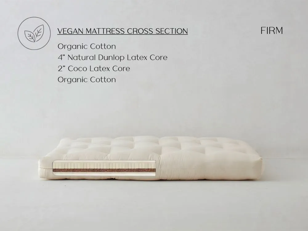 Vegan CocoSupport Twin Mattress Firm - Kapok, Coconut Coir product