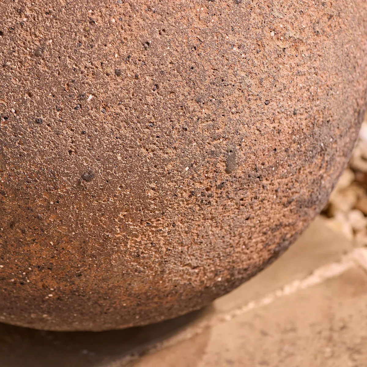 Stone Jar Planter - Glazed Clay