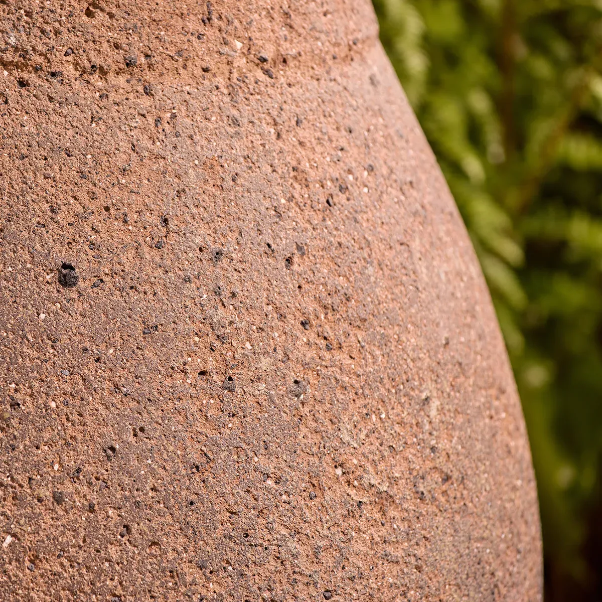Stone Jar Planter - Glazed Clay