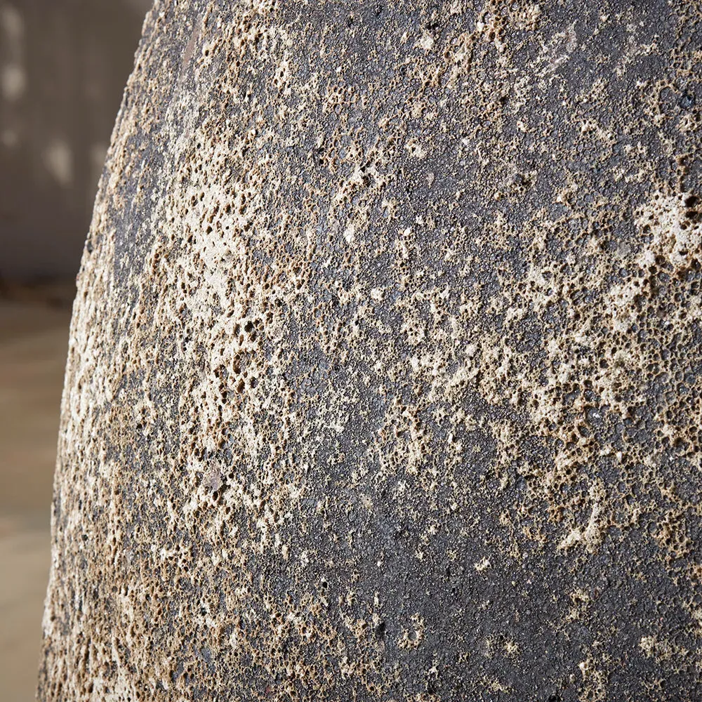 Tall Jar Plant Pot - Ancient Stone, Clay