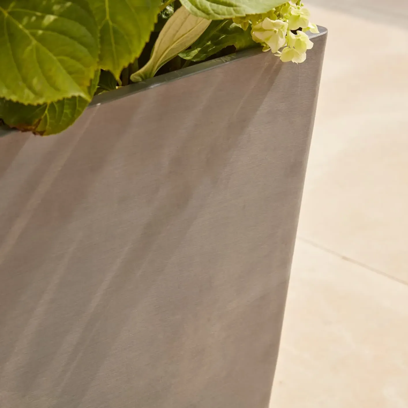 Extra Large Wheeled Trough - Charcoal, Plastic