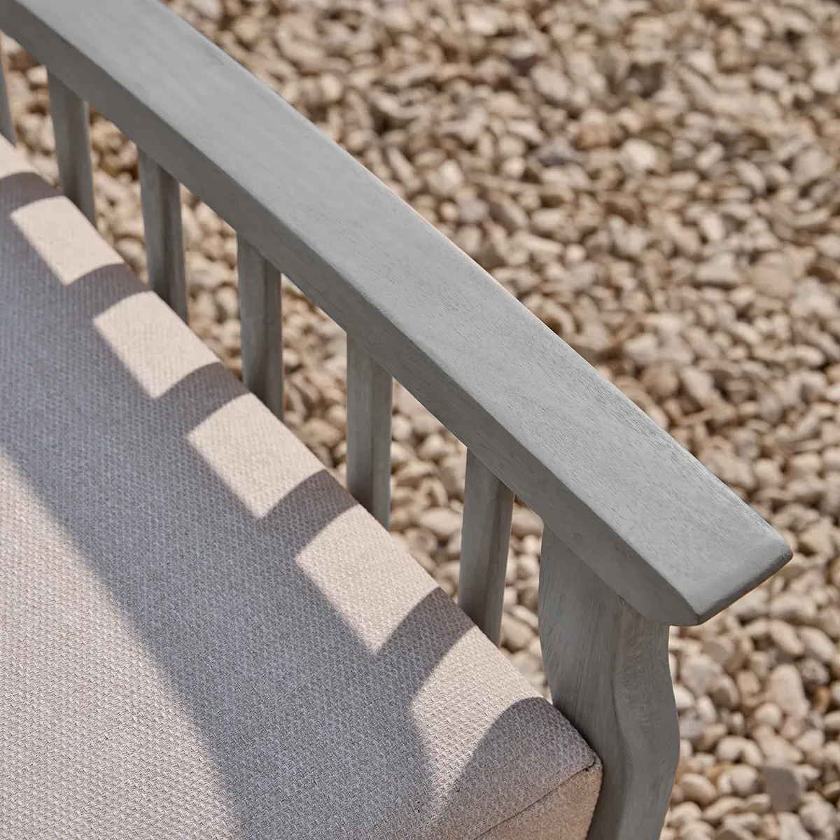 7-Seater Corner Set with Armchairs - Natural Wood