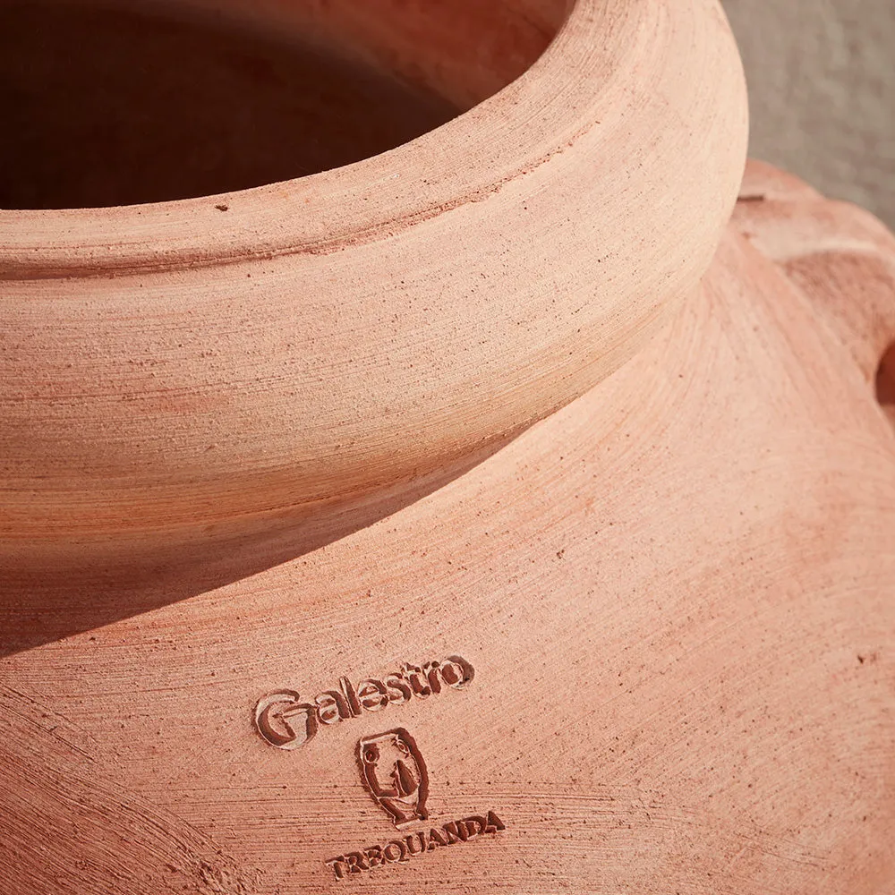 Large Oricio Pot with Handles - Terracotta