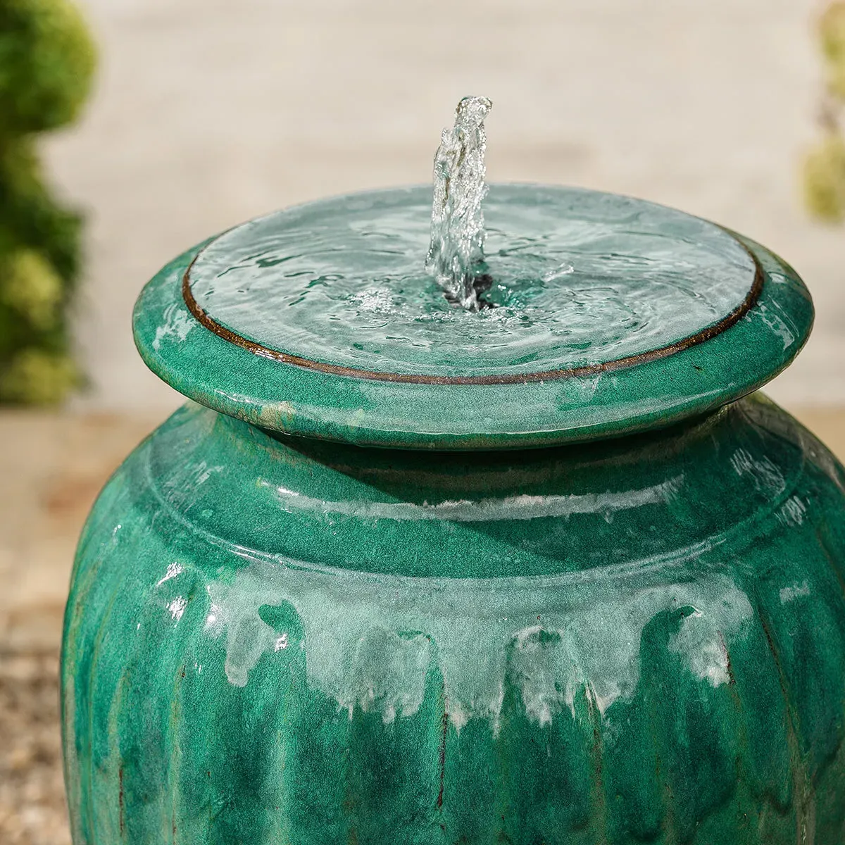 Ornate Urn Water Feature - Self-Contained