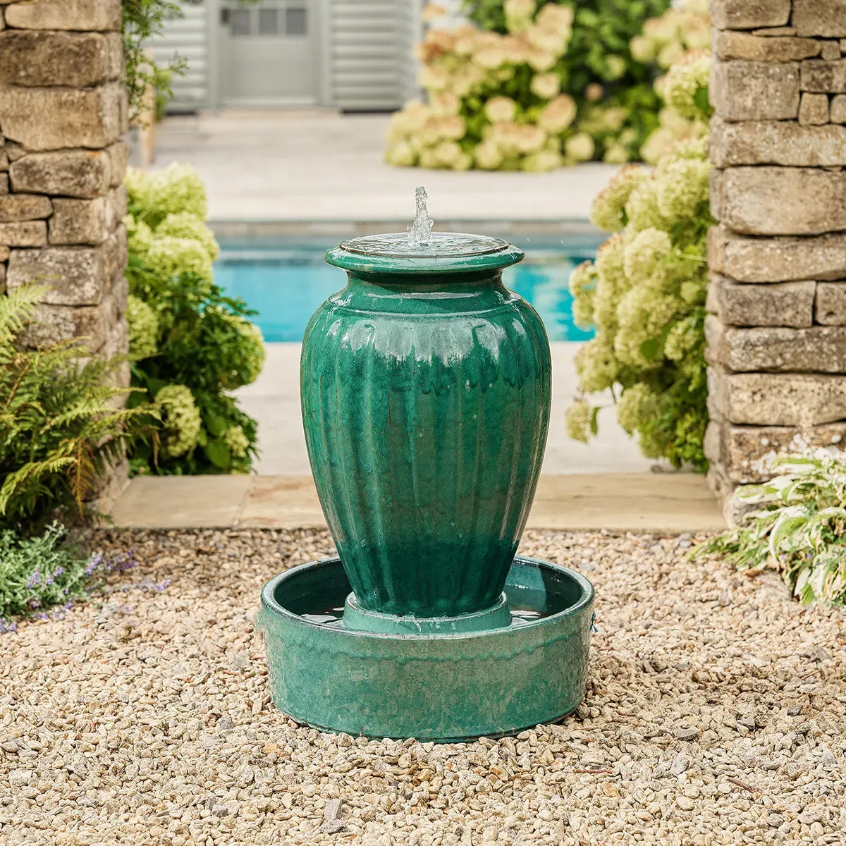 Ornate Urn Water Feature - Self-Contained image