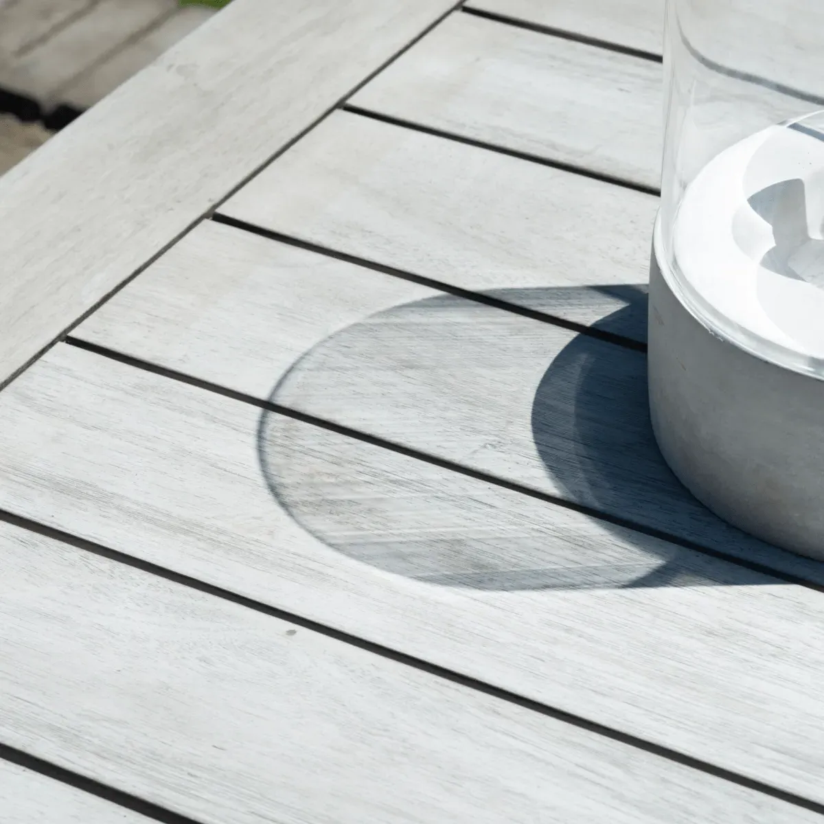 Picnic Table Set with Benches - Grey, Eucalyptus