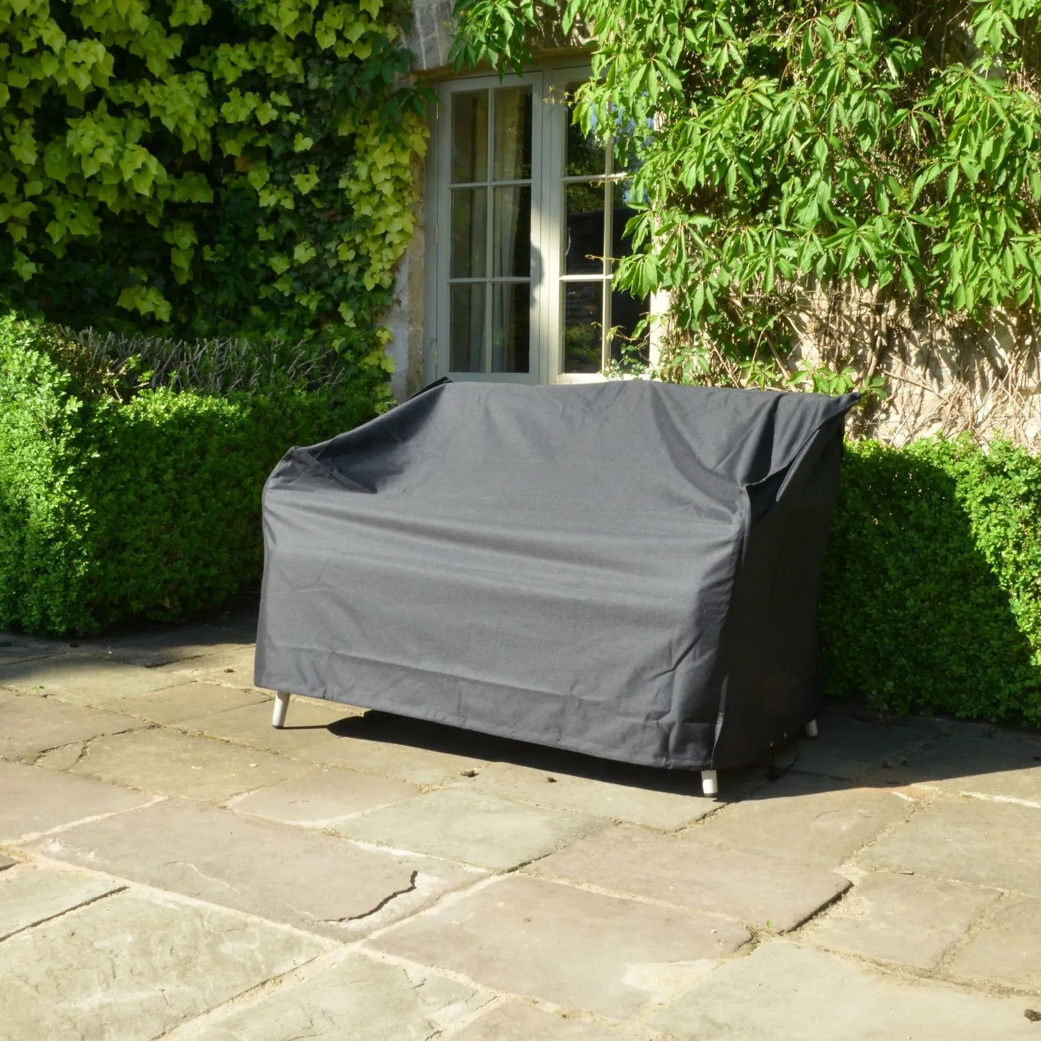 Two Seater Bench Furniture Cover - Outdoor Fabric alternate view