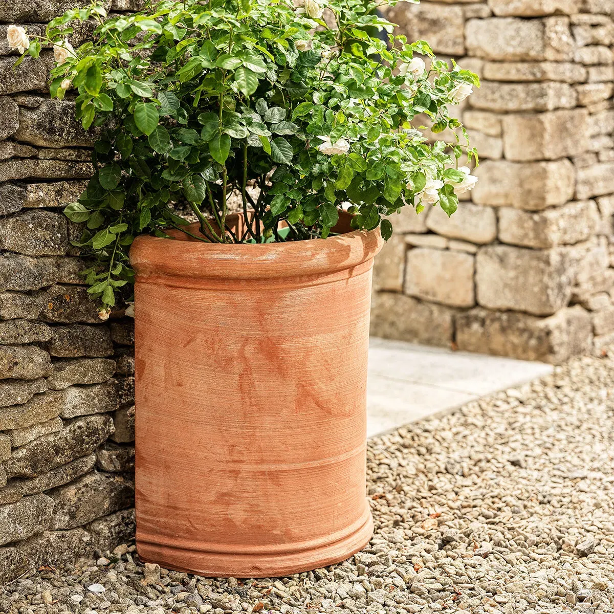 Wall Plant Pot Half-Moon Design - Terracotta