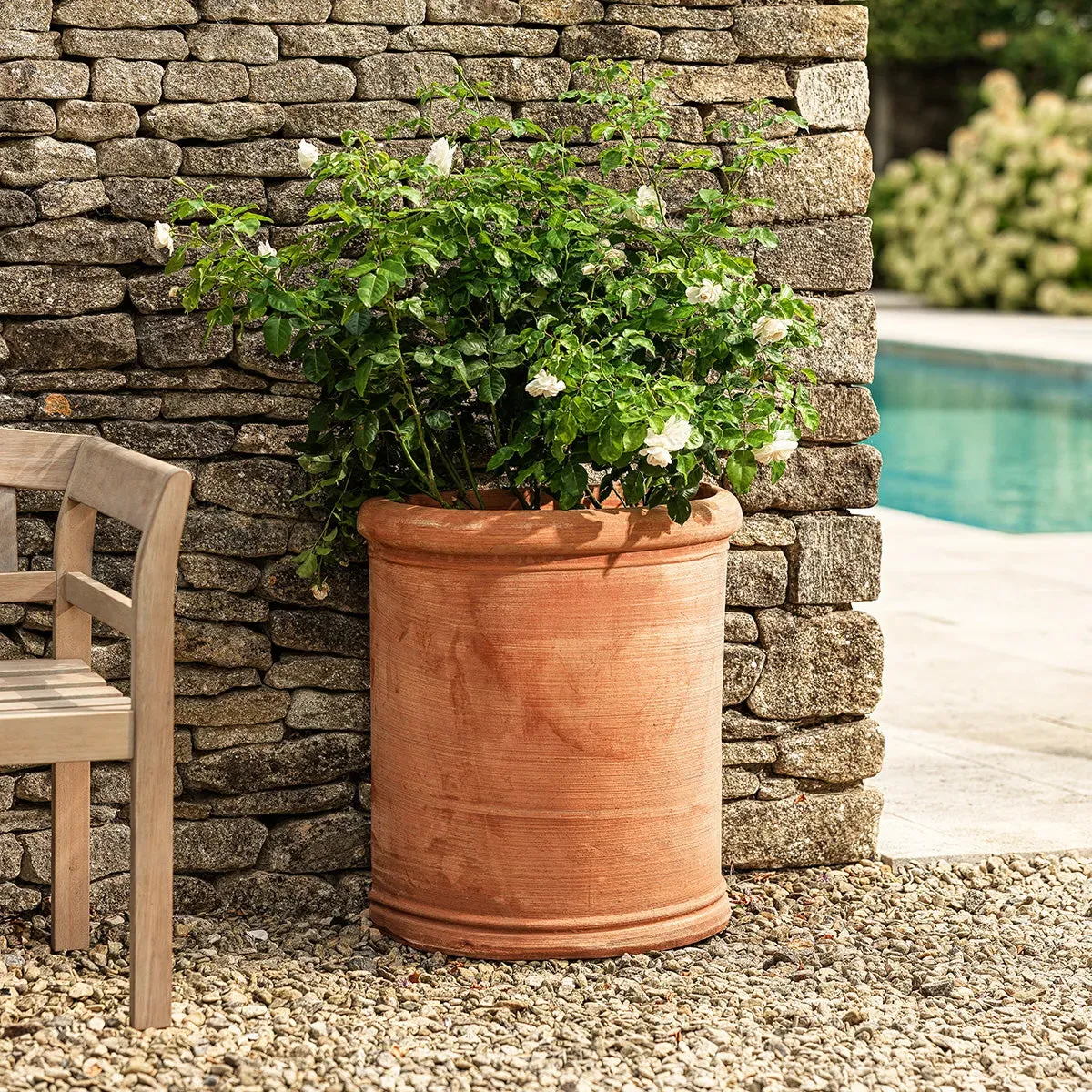 Wall Plant Pot Half-Moon Design - Terracotta image