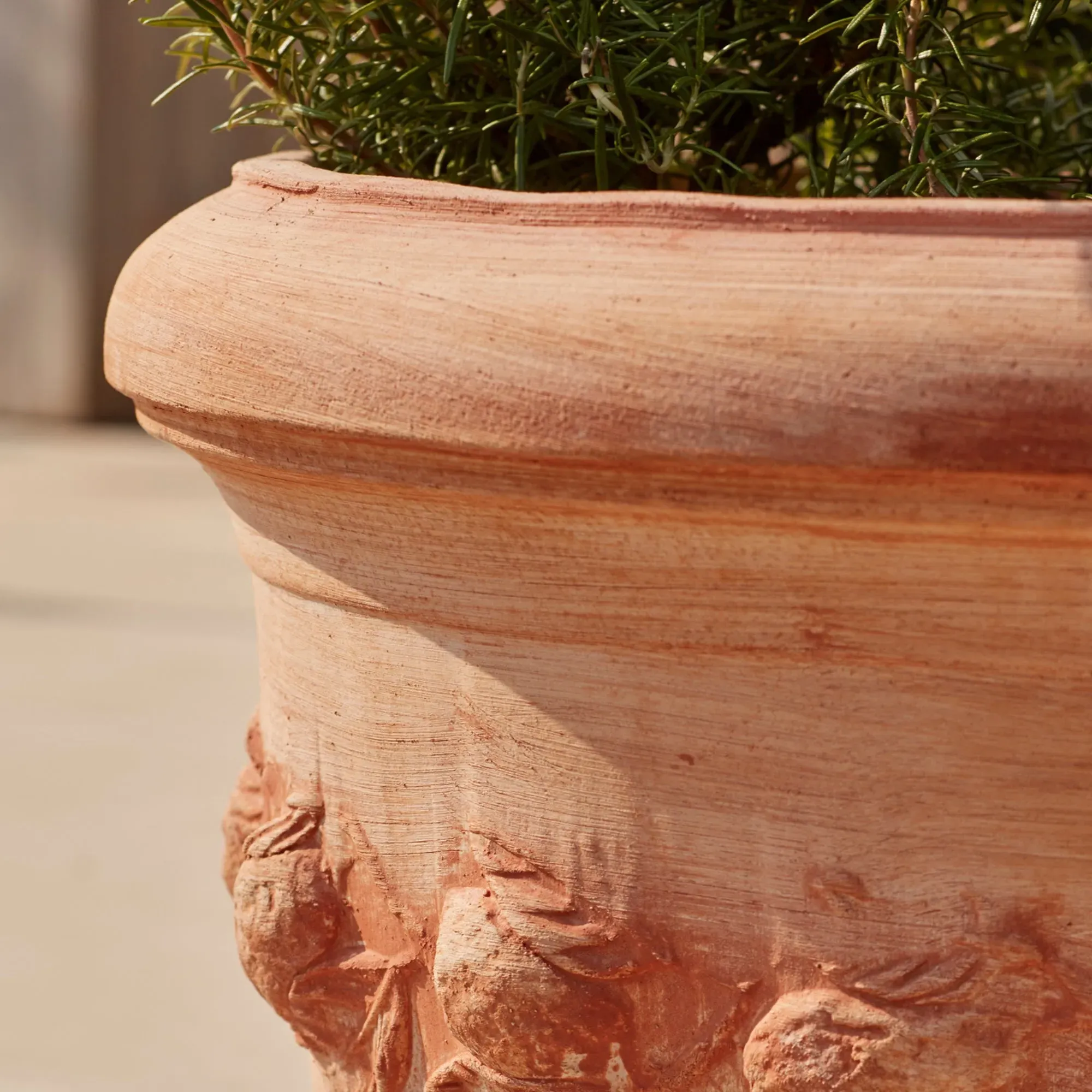 50cm Plant Pot with Drainage - Terracotta