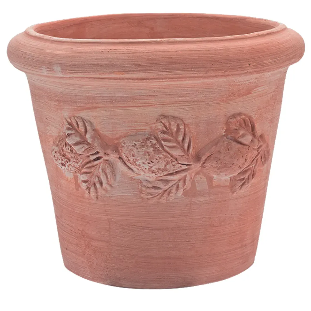 50cm Plant Pot with Drainage - Terracotta