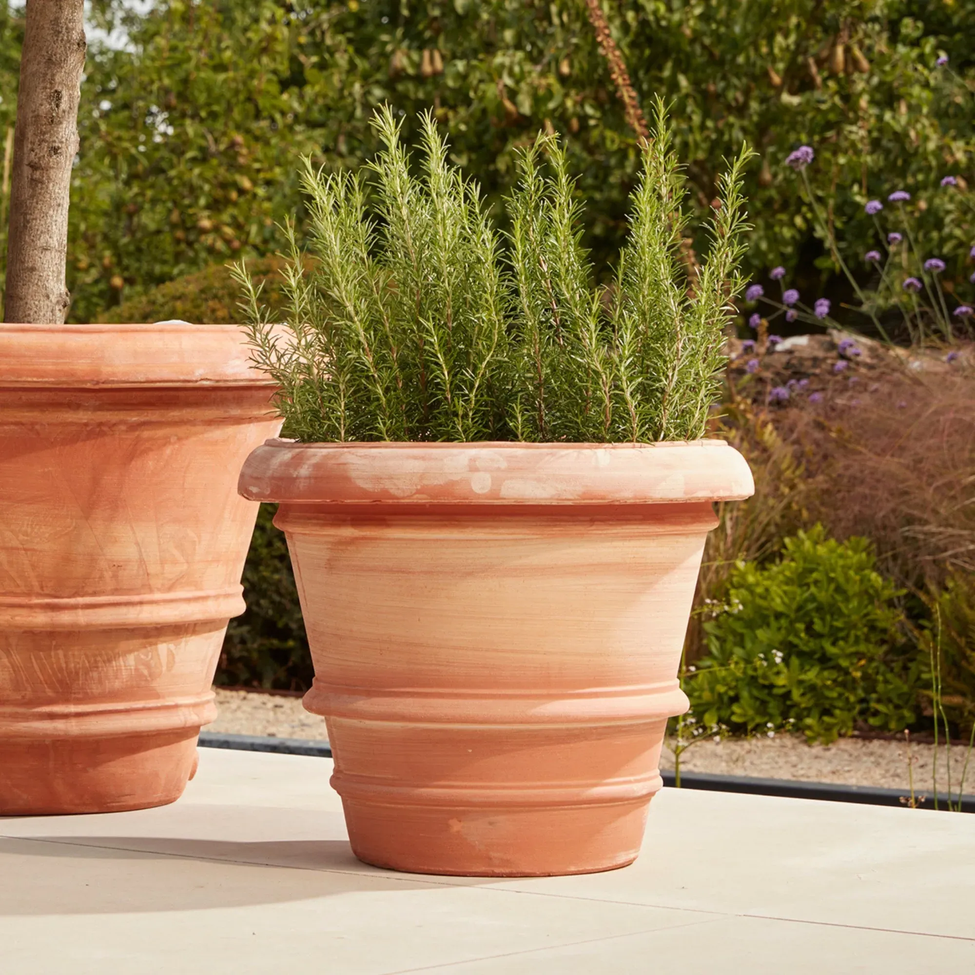 Extra Large Plant Pot with Drainage - Red, Terracotta