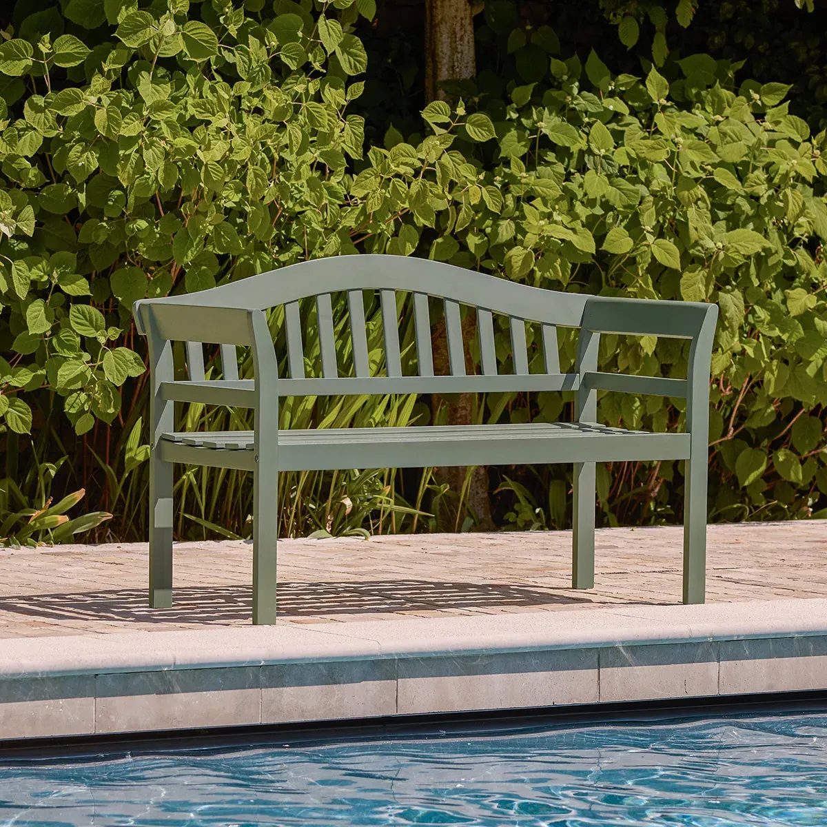 3-Seater Garden Bench - Grey, Eucalyptus Wood